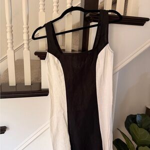 VRG GRL Black and White Dress